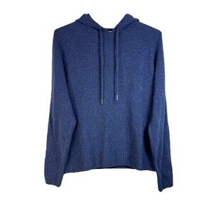 Wills Huckleberry Sweater Mens Blue Speckled Wool City Modern Comfort Hoodie S